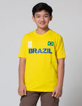 Aero W Cup Brasil Kaos Anak Laki-laki