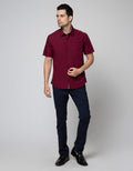 Cole Short Sleeve Shirt Slim Print
