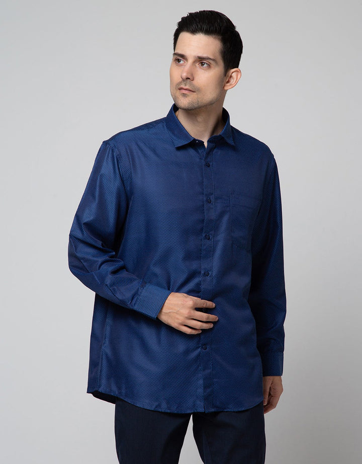 Cole Long Sleeve Shirt Plain Look Men