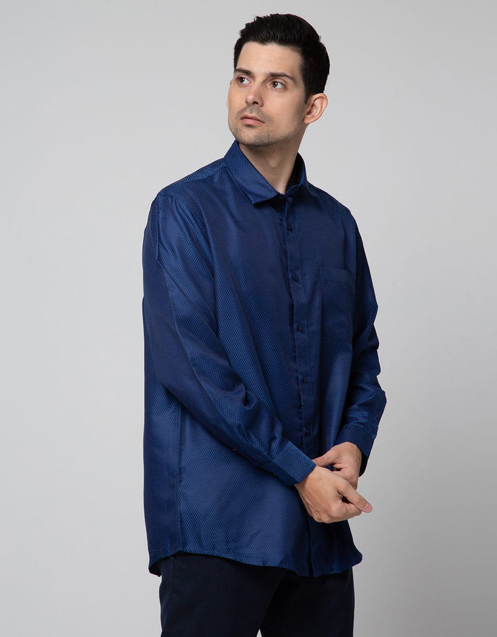 Cole Long Sleeve Shirt Plain Look Men