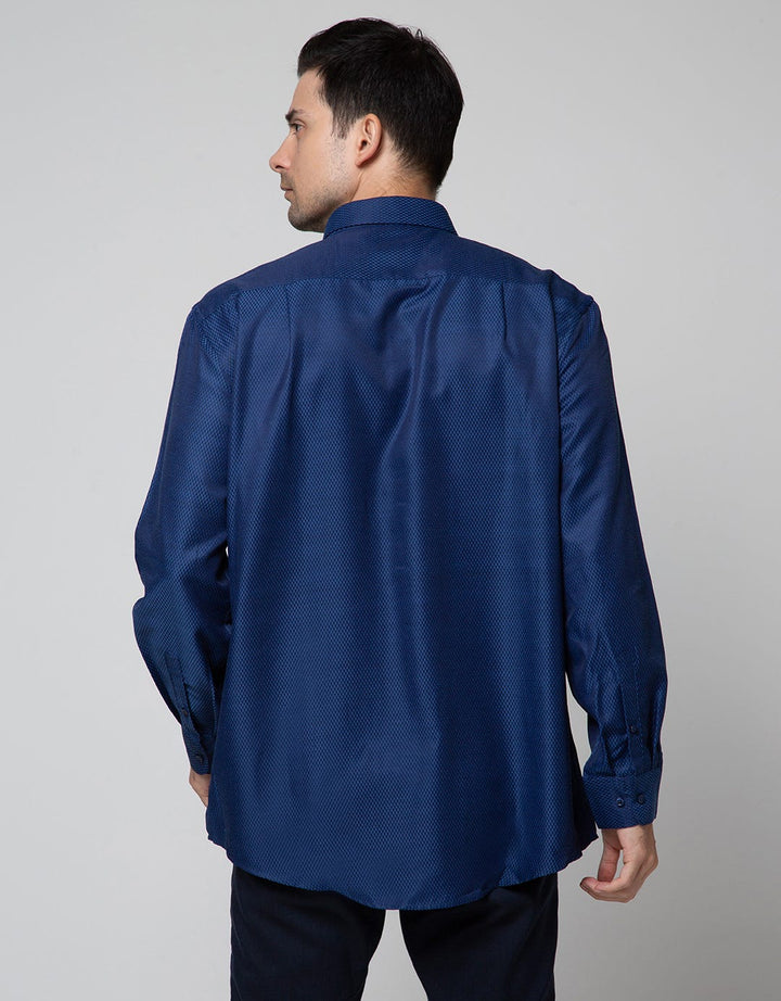 Cole Long Sleeve Shirt Plain Look Men
