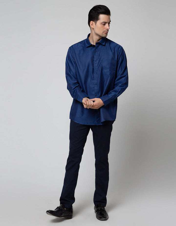 Cole Long Sleeve Shirt Plain Look Men