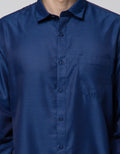 Cole Long Sleeve Shirt Plain Look Men