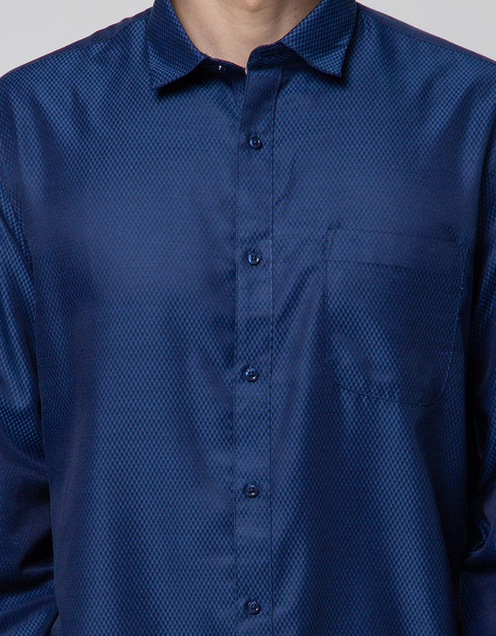 Cole Long Sleeve Shirt Plain Look Men