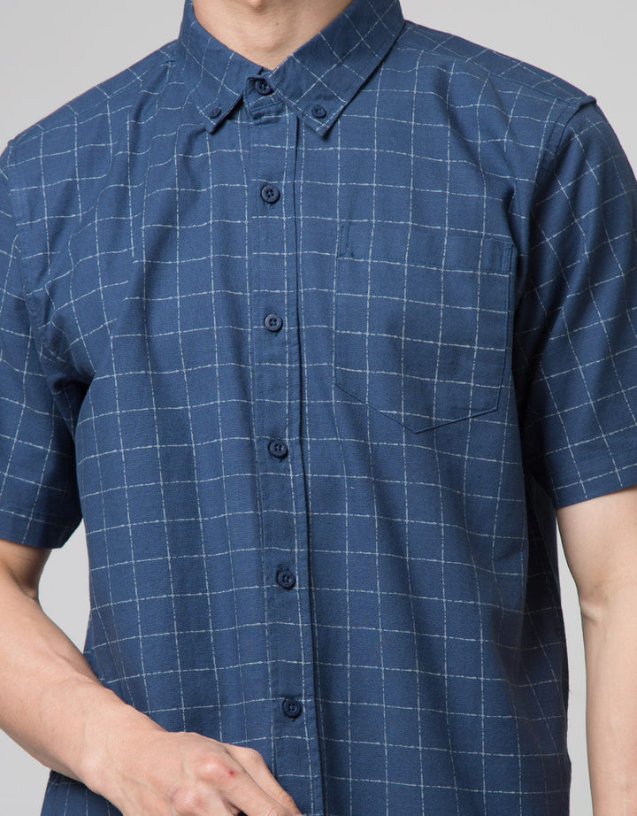 Cole Plaid Reg Kemeja Pria