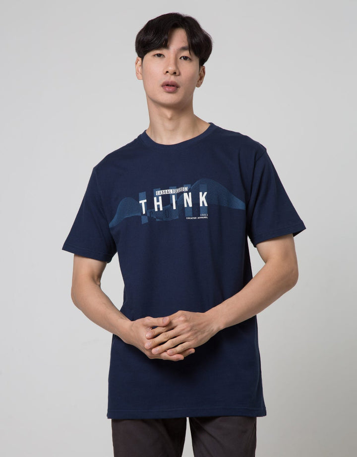 Cole Diagonal Print Men's Casual T-Shirt