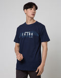 Cole Diagonal Print Men's Casual T-Shirt
