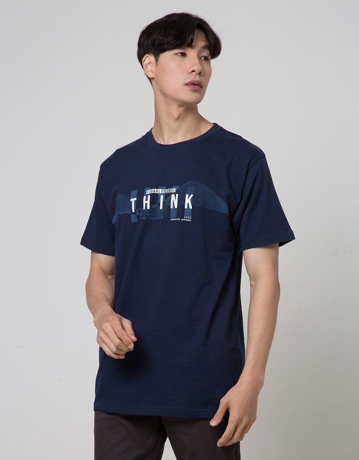 Cole Diagonal Print Men's Casual T-Shirt