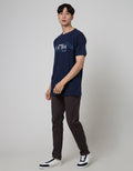 Cole Diagonal Print Men's Casual T-Shirt