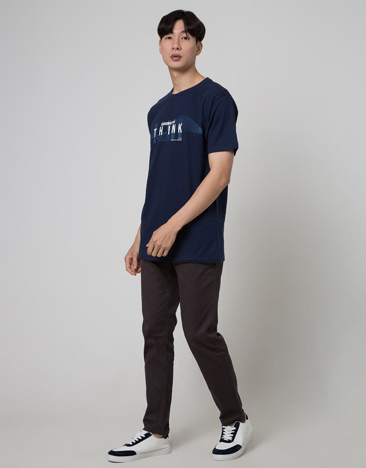 Cole Diagonal Print Men's Casual T-Shirt