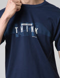 Cole Diagonal Print Men's Casual T-Shirt