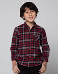 Little M Long Sleeve Shirt Print Check