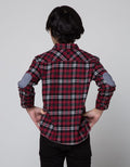 Little M Long Sleeve Shirt Print Check