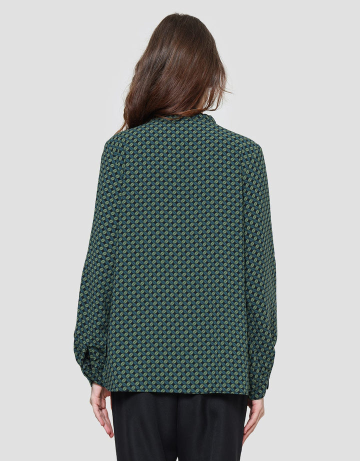 Cardinal Femme Blouse Wanita Full Print