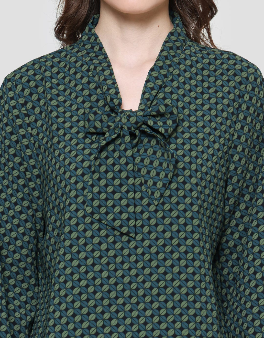 Cardinal Femme Blouse Wanita Full Print