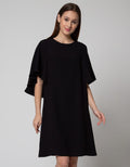 St. Yves Ruffle Airflow Midi Dress Wanita