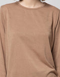 St. Yves Women's Floral Stripe Texture Long Sleeve T-Shirt