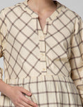St. Yves Mom Long Seeve Blouse 78 Print Kotak
