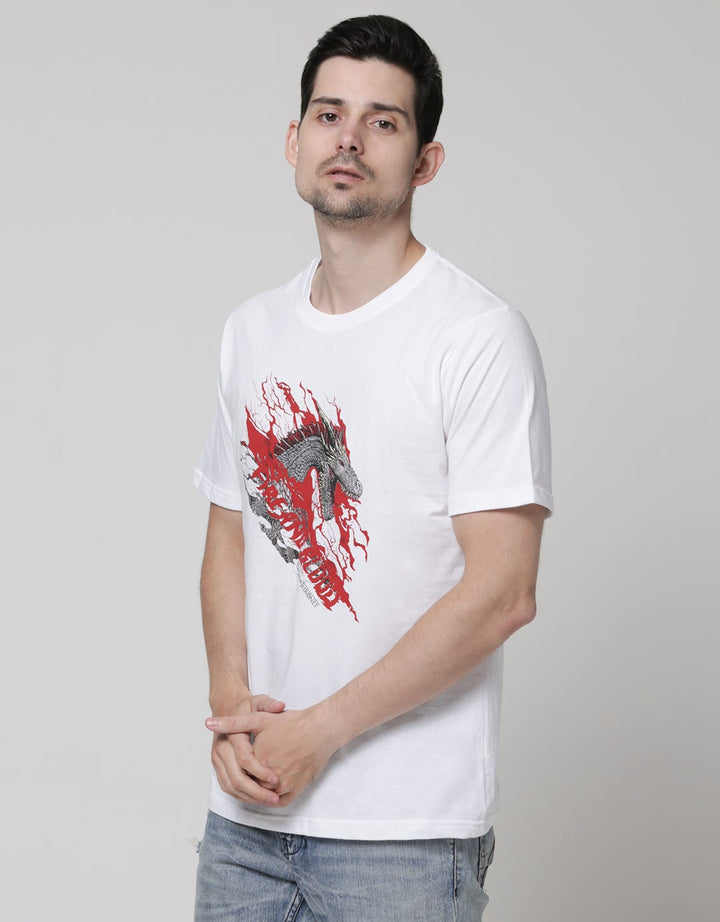 T Zone T-Shirt Wb Game Of Thrones Dragon