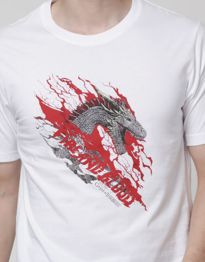 T Zone T-Shirt Wb Game Of Thrones Dragon