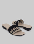 Connexion Slipper Sandals Two Tone Color Strap