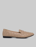 Connexion Ballerinas  Pointed Toe Woman Stitching Contrast