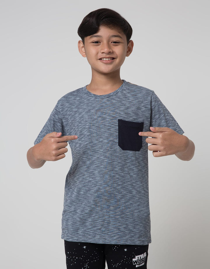 Nevada Monalisa Pocket Kaos Anak Laki-laki