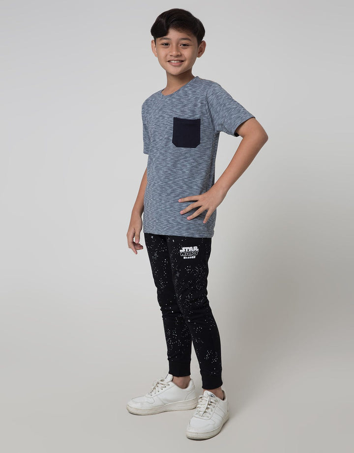 Nevada Monalisa Pocket Kaos Anak Laki-laki