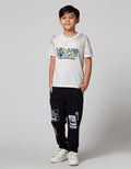 Nevada Monocrome Print Boys Jogger Pants