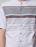 Cardinal Casual Stripe Eahar Baju Koko