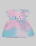 Pipiniko Short Sleeve Midi Dress Icon Bear