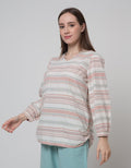 Expand Pauline Blouse Garis Wanita