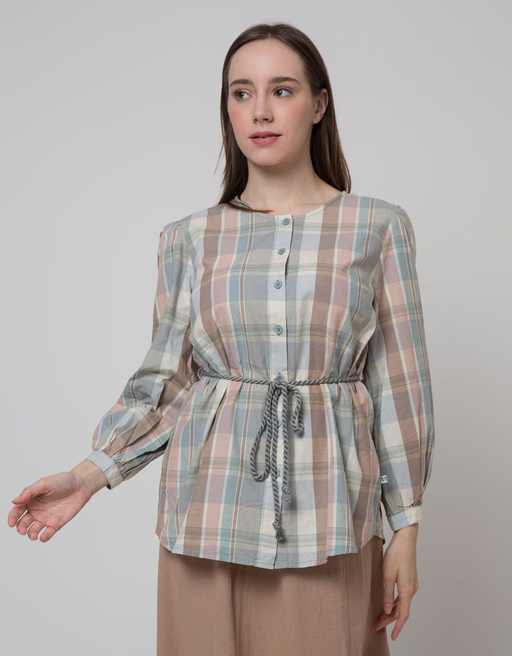 Expand Mulan Print Blouse for Women