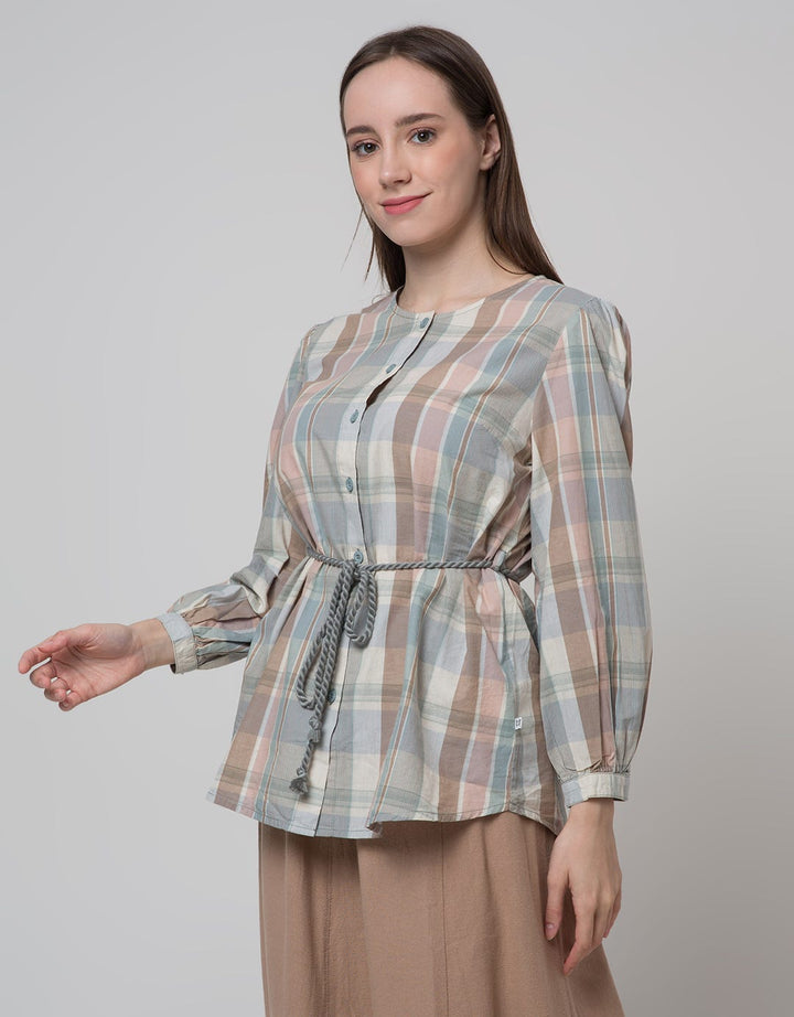 Expand Mulan Print Blouse for Women
