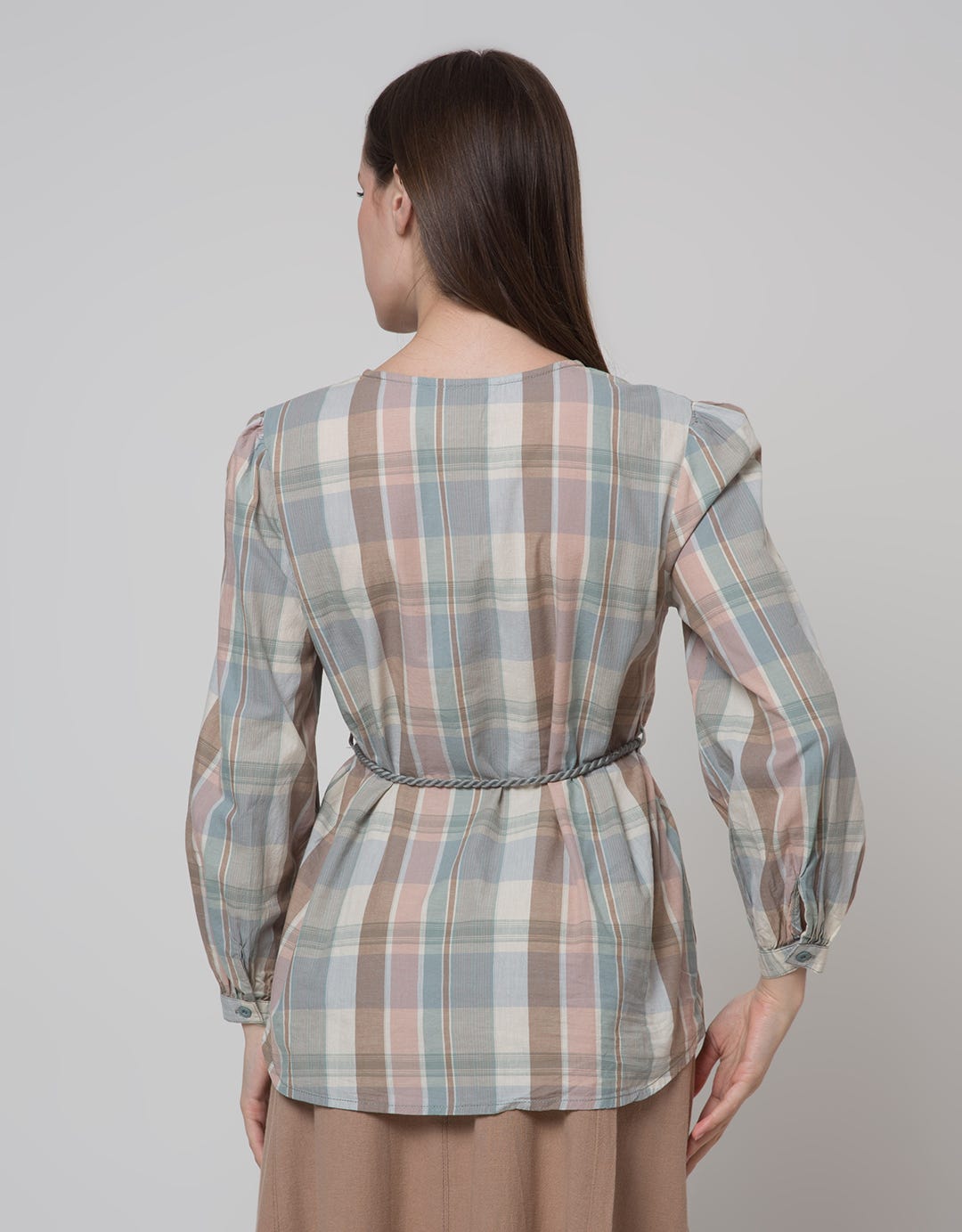 Expand Mulan Print Blouse for Women