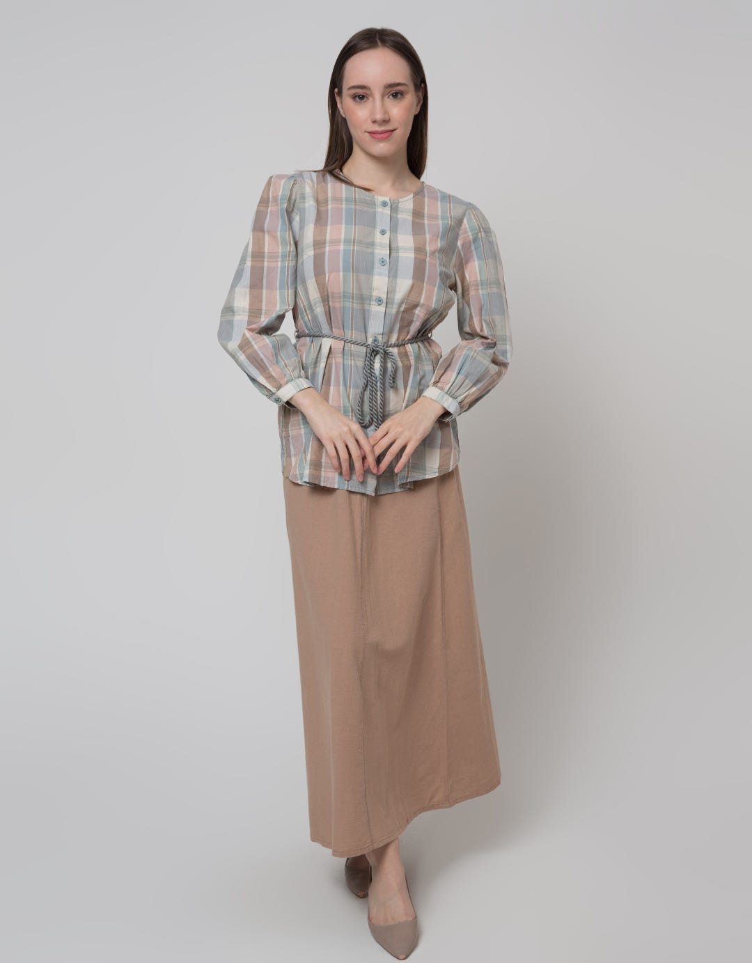Expand Mulan Print Blouse for Women