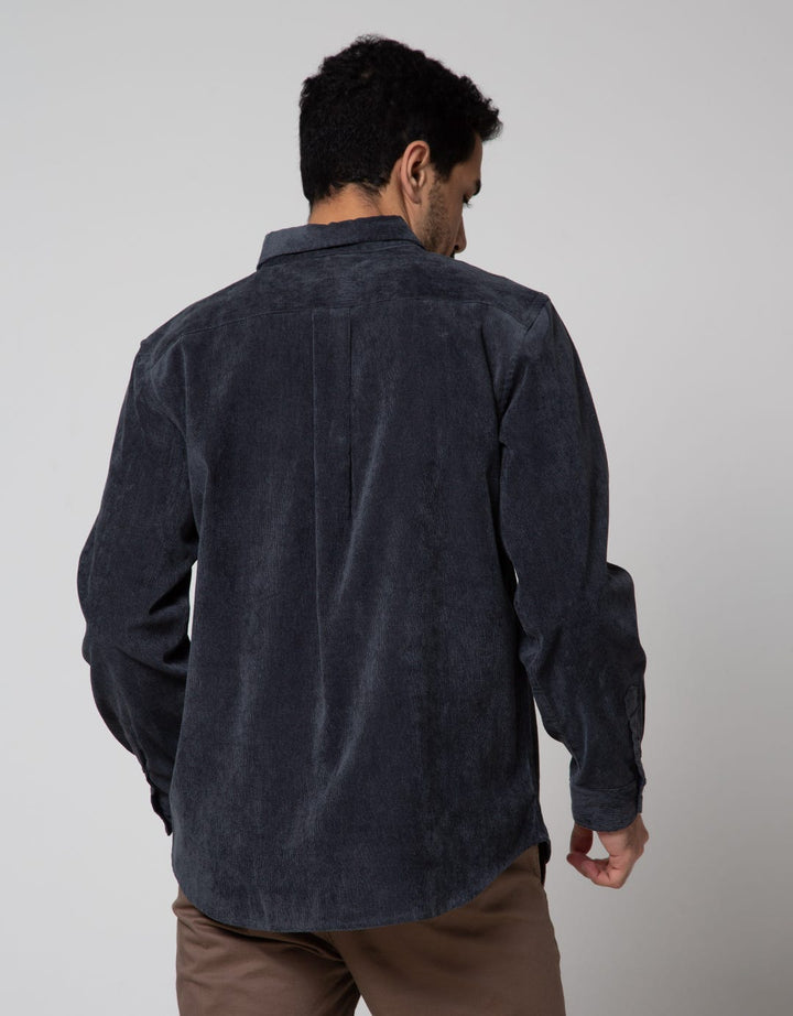 Details Long Sleeve Shirt Corduroy