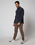 Details Long Sleeve Shirt Corduroy