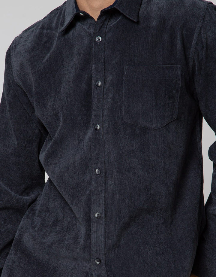 Details Long Sleeve Shirt Corduroy
