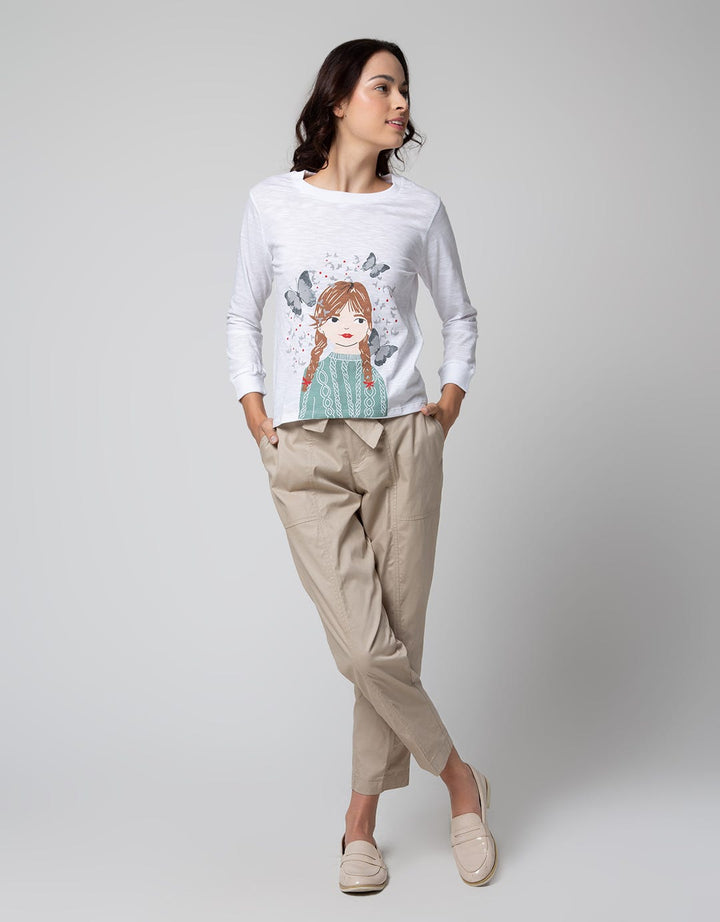Nevada Long Pants With Self Tie Belt