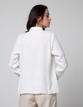 Connexion Long Sleeve Shirt Plain Basic Hidden Buttons