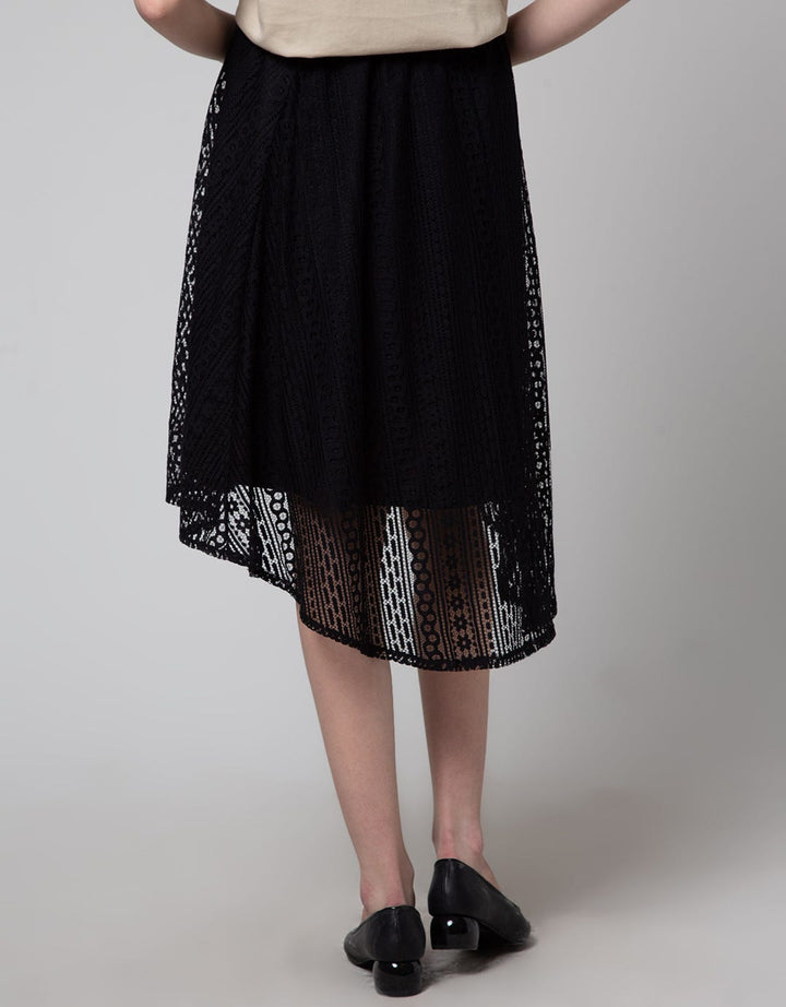 Connexion Lace Flowy Rok Mini Wanita
