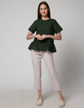 Connexion Eyelet Cotton Blouse Wanita