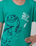 Little M Short Sleeve Dino T-Shirt
