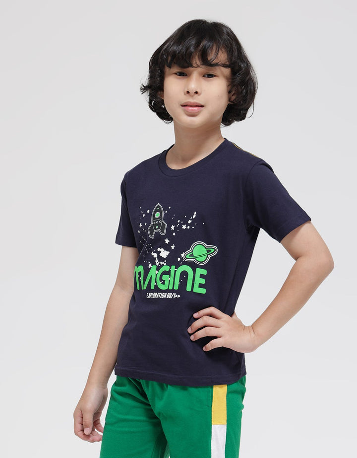 Little M Imagine Space Kaos Anak Laki-laki