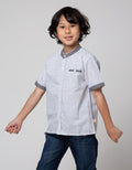 Little M Short Sleeve Shirt Koko Seasonal Texture