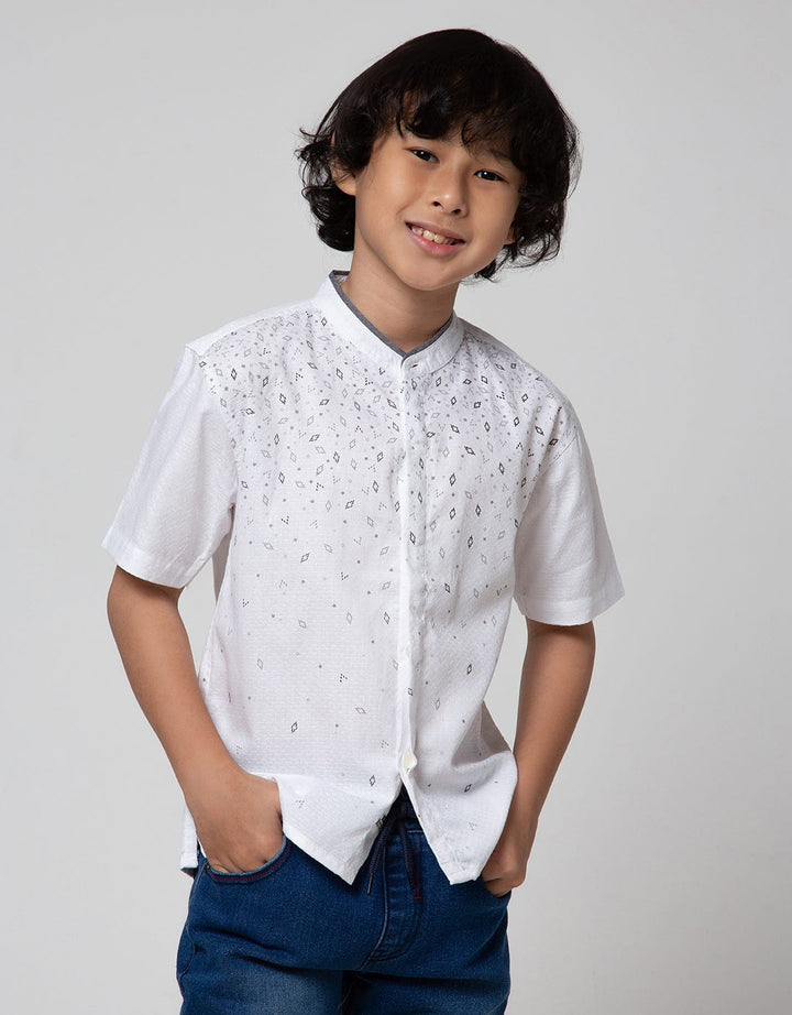 Little M Short Sleeve Koko Seasonal Ribstop Print