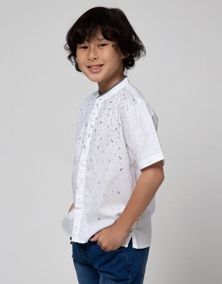 Little M Short Sleeve Koko Seasonal Ribstop Print