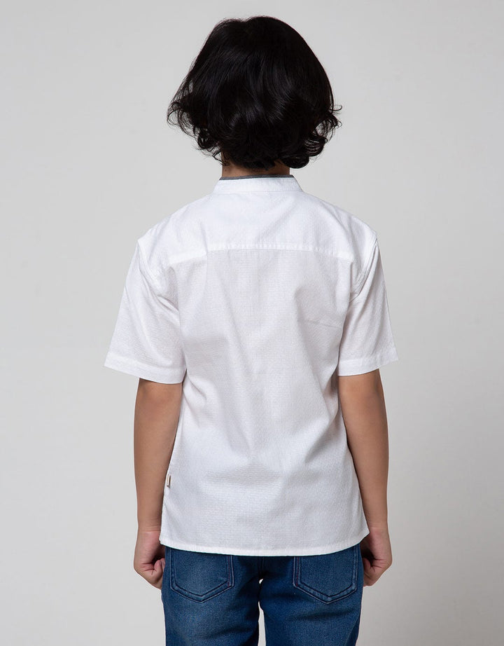 Little M Short Sleeve Koko Seasonal Ribstop Print
