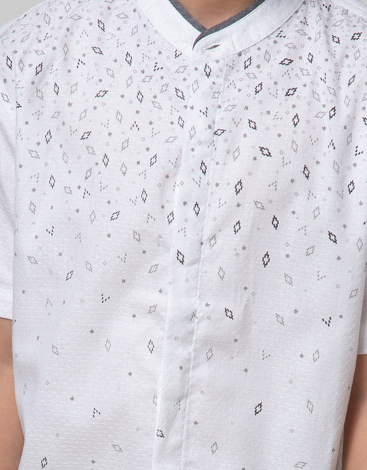 Little M Short Sleeve Koko Seasonal Ribstop Print